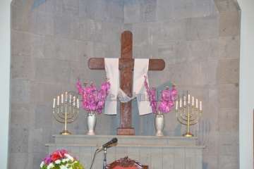 Misa y procesión religiosa en Caserones Bajos y Cendro (Foto TA)